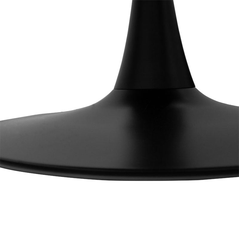 Tραπέζι Balou  mdf σε μαύρη απόχρωση Φ100x73εκ