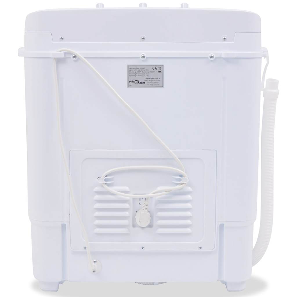 Πλυντήριο Ρούχων Mini Με Δύο Κάδους 5,6 κ.