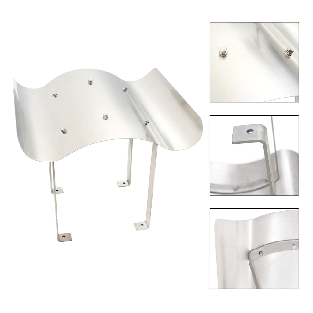 Καπέλο Καμινάδας από Ανοξείδωτο Ατσάλι 40 x 40 x 36 εκ.