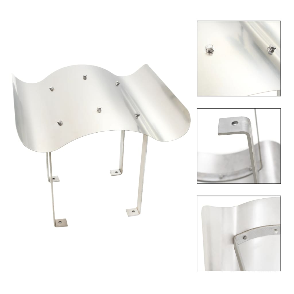 Καπέλο Καμινάδας από Ανοξείδωτο Ατσάλι 50 x 50 x 37 εκ.