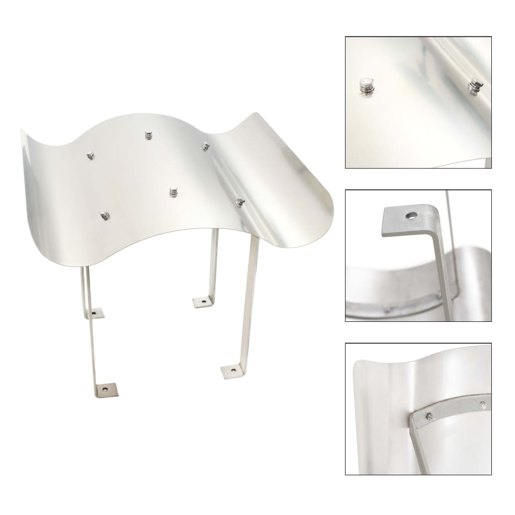 Καπέλο Καμινάδας από Ανοξείδωτο Ατσάλι 60 x 80 x 39 εκ.