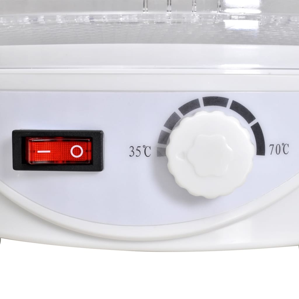 Αποξηραντής Τροφίμων Στρογγυλός 250 W με 6 Δίσκους