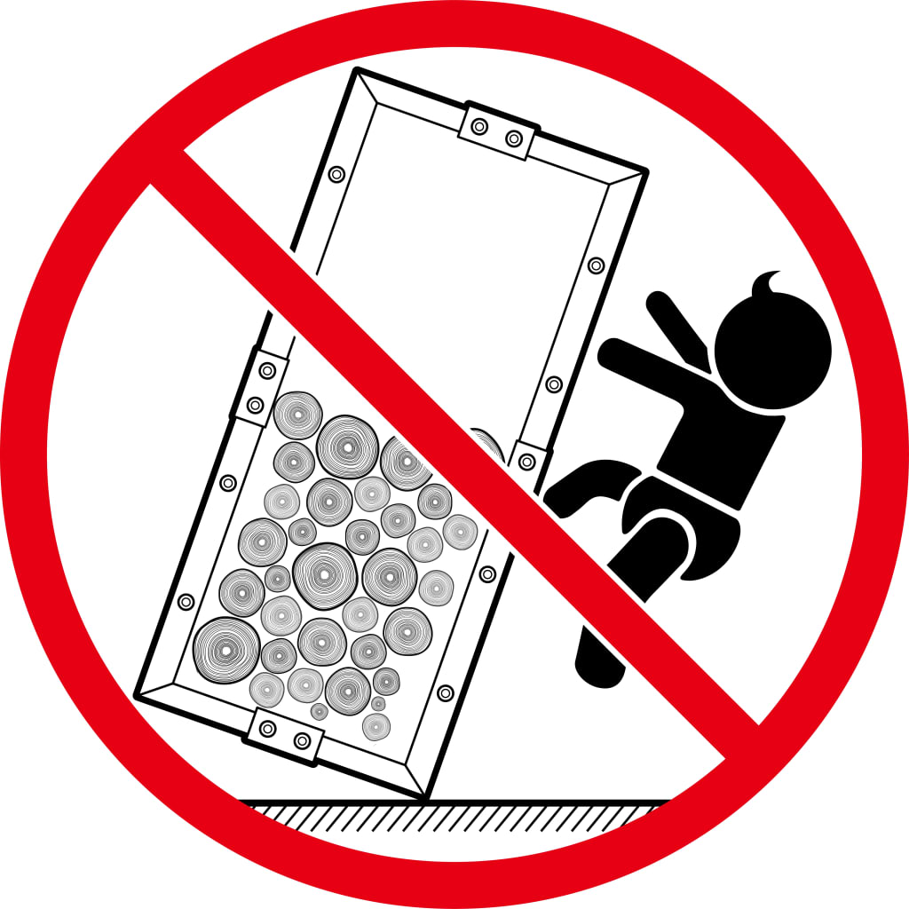 Ράφι Καυσόξυλων Μαύρο 50 x 20 x 150 εκ. Ατσάλινο