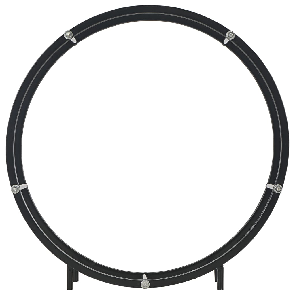 Ράφι Καυσόξυλων Μαύρο 70 x 20 x 70 εκ. Ατσάλινο