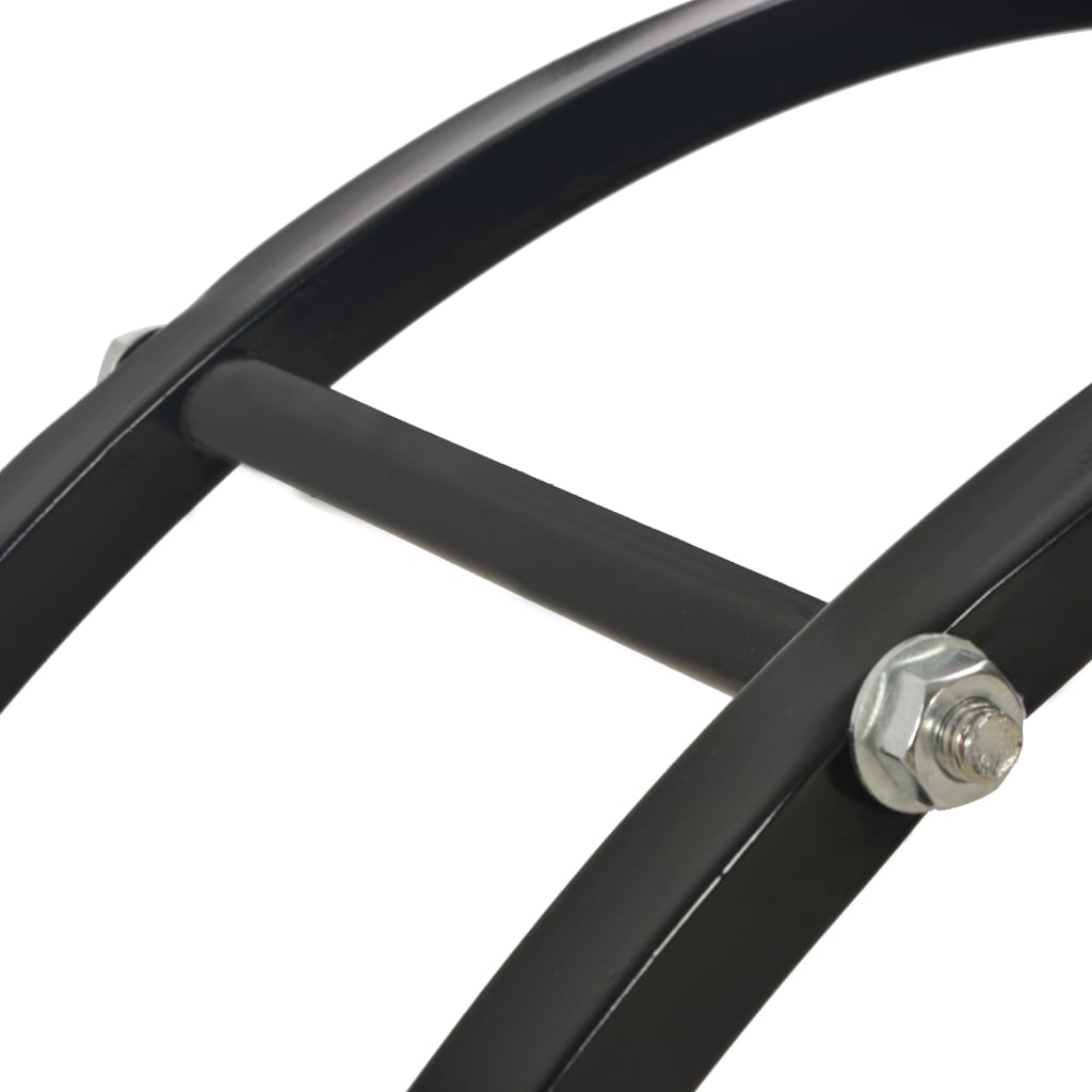 Ράφι Καυσόξυλων Μαύρο 70 x 20 x 70 εκ. Ατσάλινο