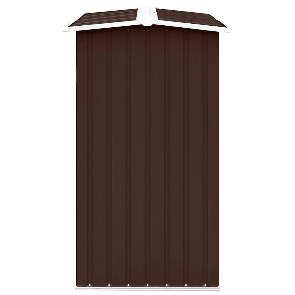 Υπόστεγο Αποθήκευσης Ξύλων Καφέ 172x91x154 εκ. Γαλβ. Ατσάλι