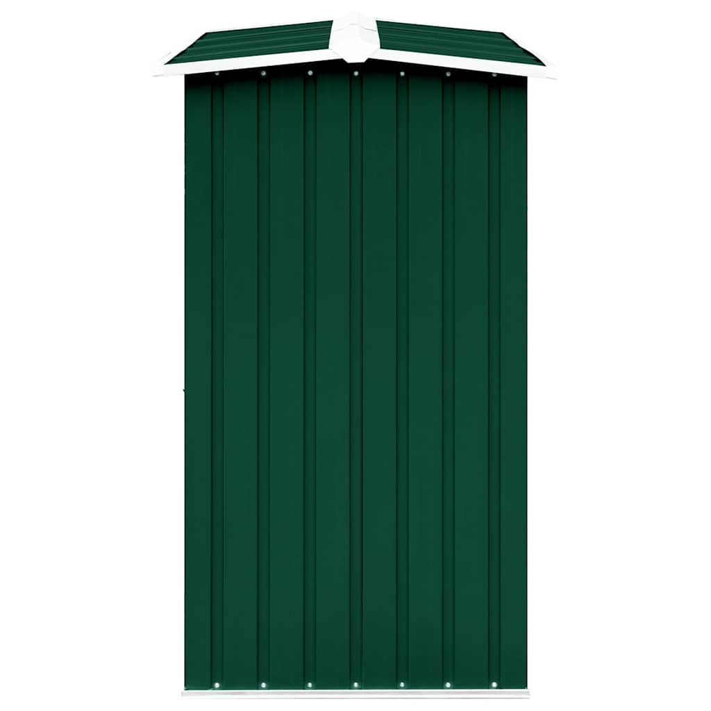 Υπόστεγο Αποθήκευσης Ξύλων Κήπου Πράσινο 330x92x153 εκ. Ατσάλι