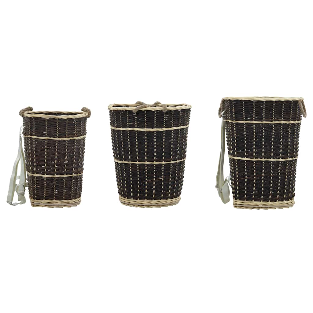 Καλάθι Πλάτης για Μεταφορά Ξύλων 50x44x58 εκ. από Φυσική Ιτιά