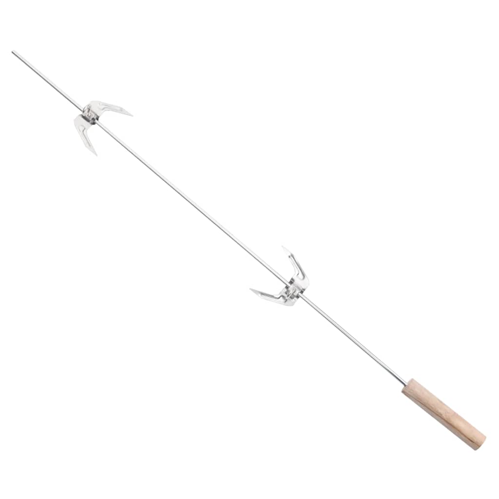 Ψησταριά Κάρβουνου με Ρόδες Μαύρη Ατσάλινη