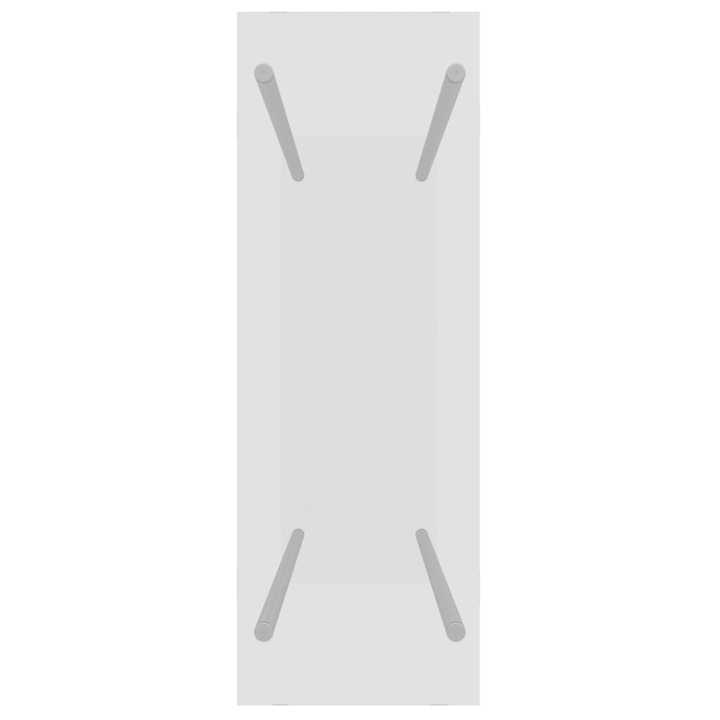 Ράφι Καυσόξυλων Διαφανές 80 x 35 x 100 εκ. από Ψημένο Γυαλί