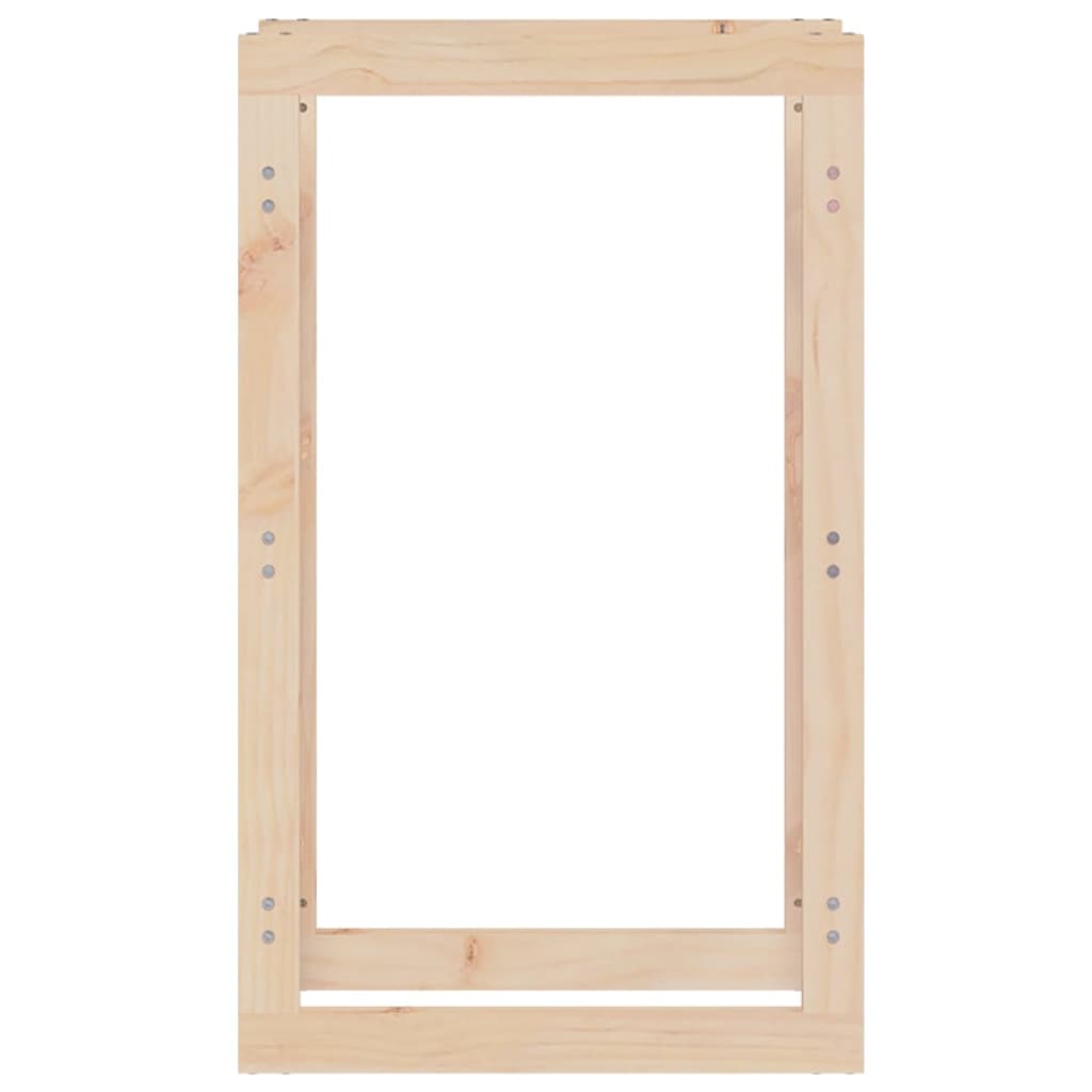 Ραφιέρα Καυσόξυλων 60x25x100 εκ. από Μασίφ Ξύλο Πεύκου