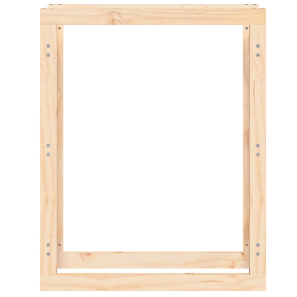 Ραφιέρα Καυσόξυλων 80 x 25 x 100 εκ. από Μασίφ Ξύλο Πεύκου