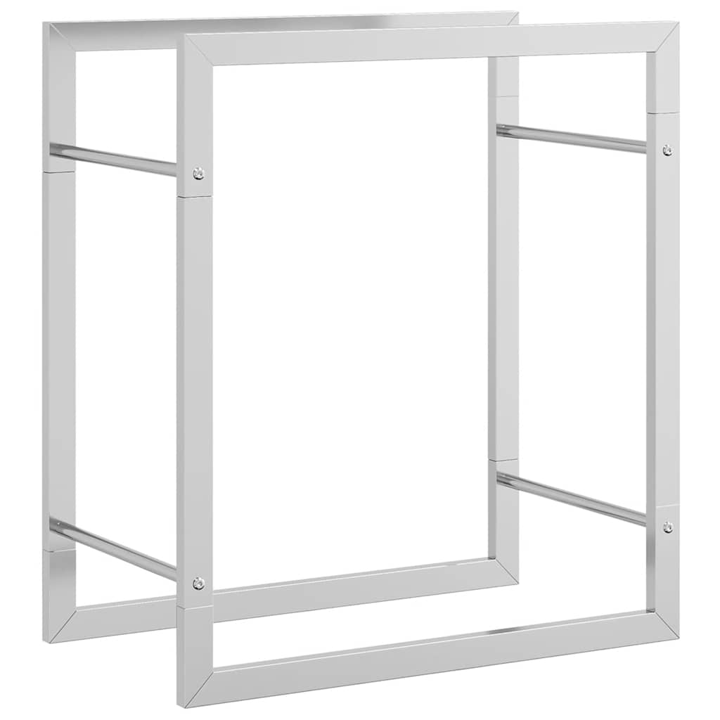 Ραφιέρα Καυσόξυλων 50 x 28 x 56 εκ. από Ανοξείδωτο ατσάλι