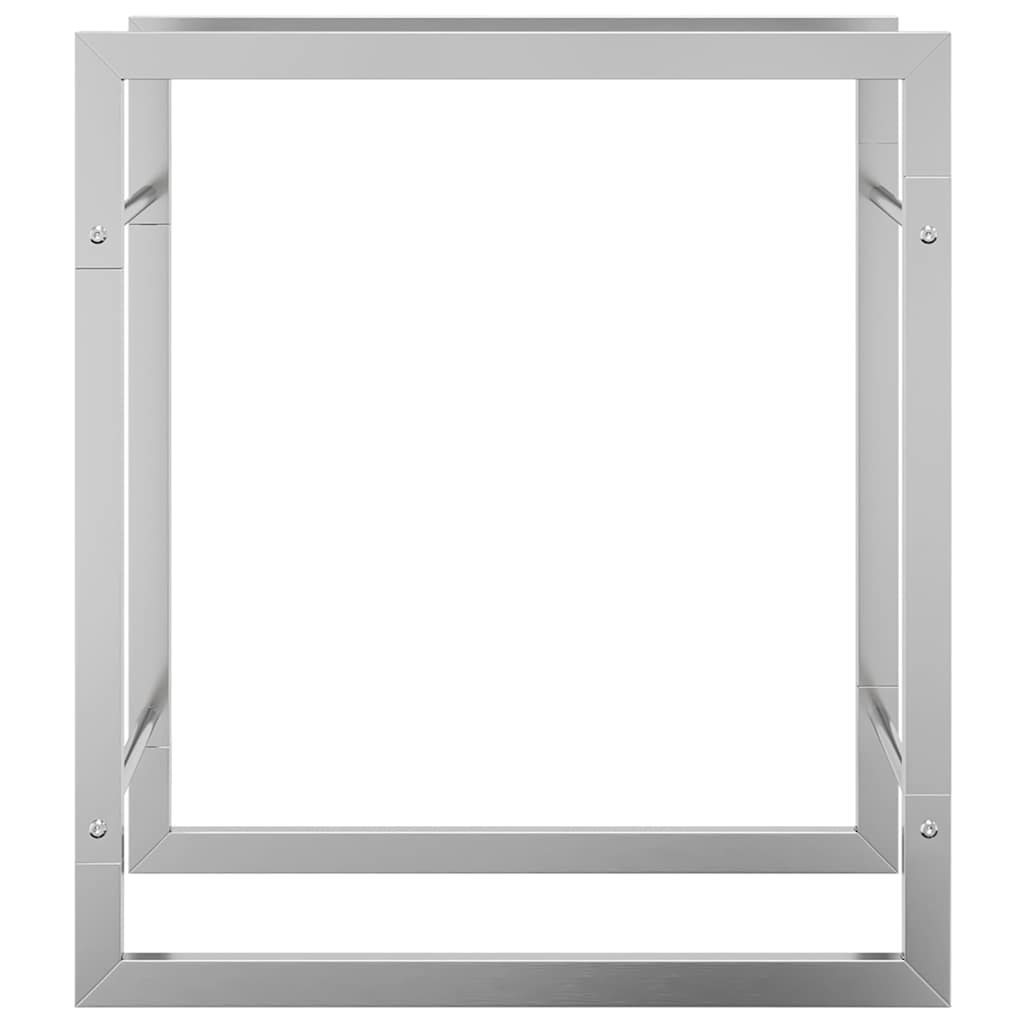 Ραφιέρα Καυσόξυλων 50 x 28 x 56 εκ. από Ανοξείδωτο ατσάλι