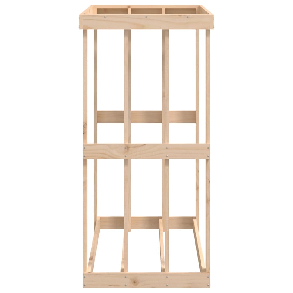 Ξυλοθήκη Εξ. Χώρου 108 x 52 x 106 εκ. από Μασίφ Ξύλο Πεύκου