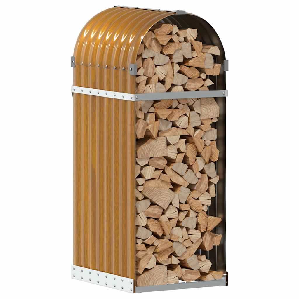 Ξυλοθήκη Ξύλινη Όψη 40x45x100 εκ. από Γαλβανισμένο Ατσάλι