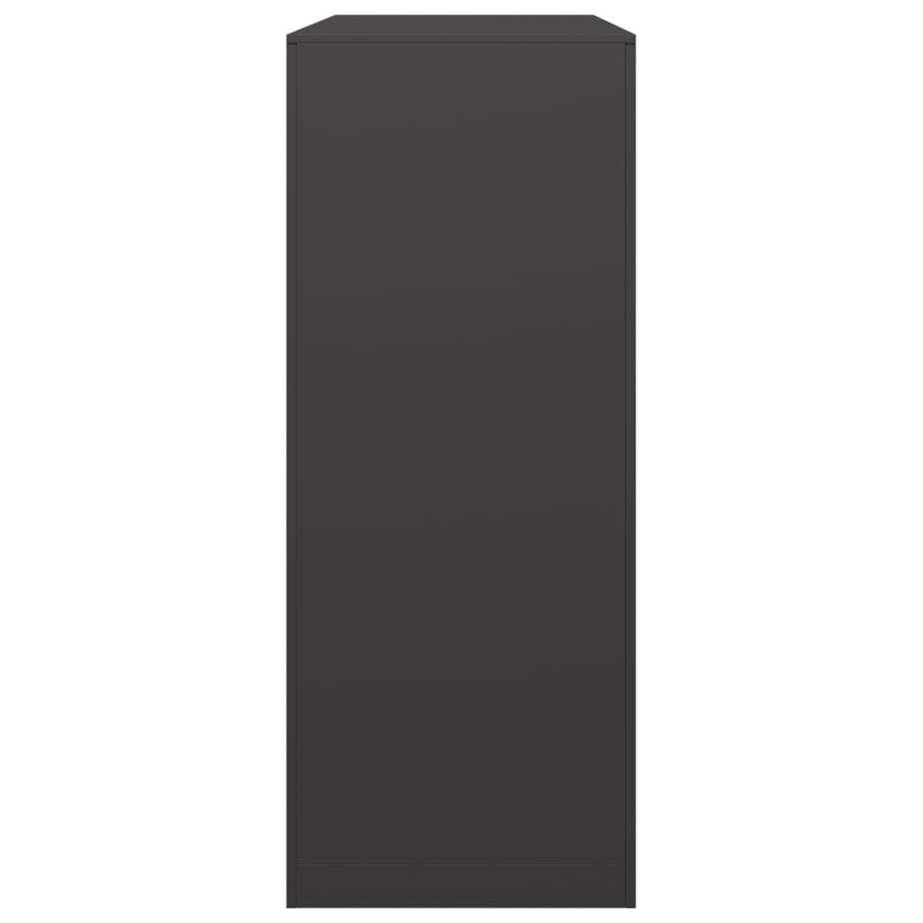 Ράφι Καυσόξυλων Μαύρο 100x40x100 εκ. Ατσάλινο