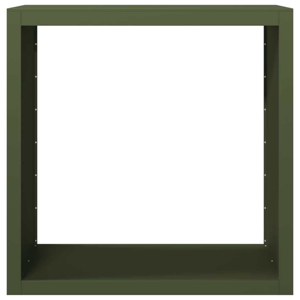 Ράφι Καυσόξυλων Πράσινη 100x40x100 εκ. Ατσάλινο