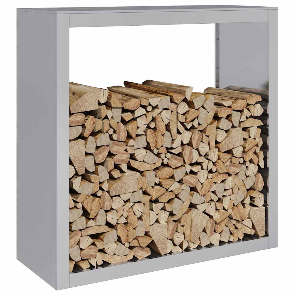 Ράφι Καυσόξυλων 100x40x100 εκ. Γαλβανιζέ Ατσάλι