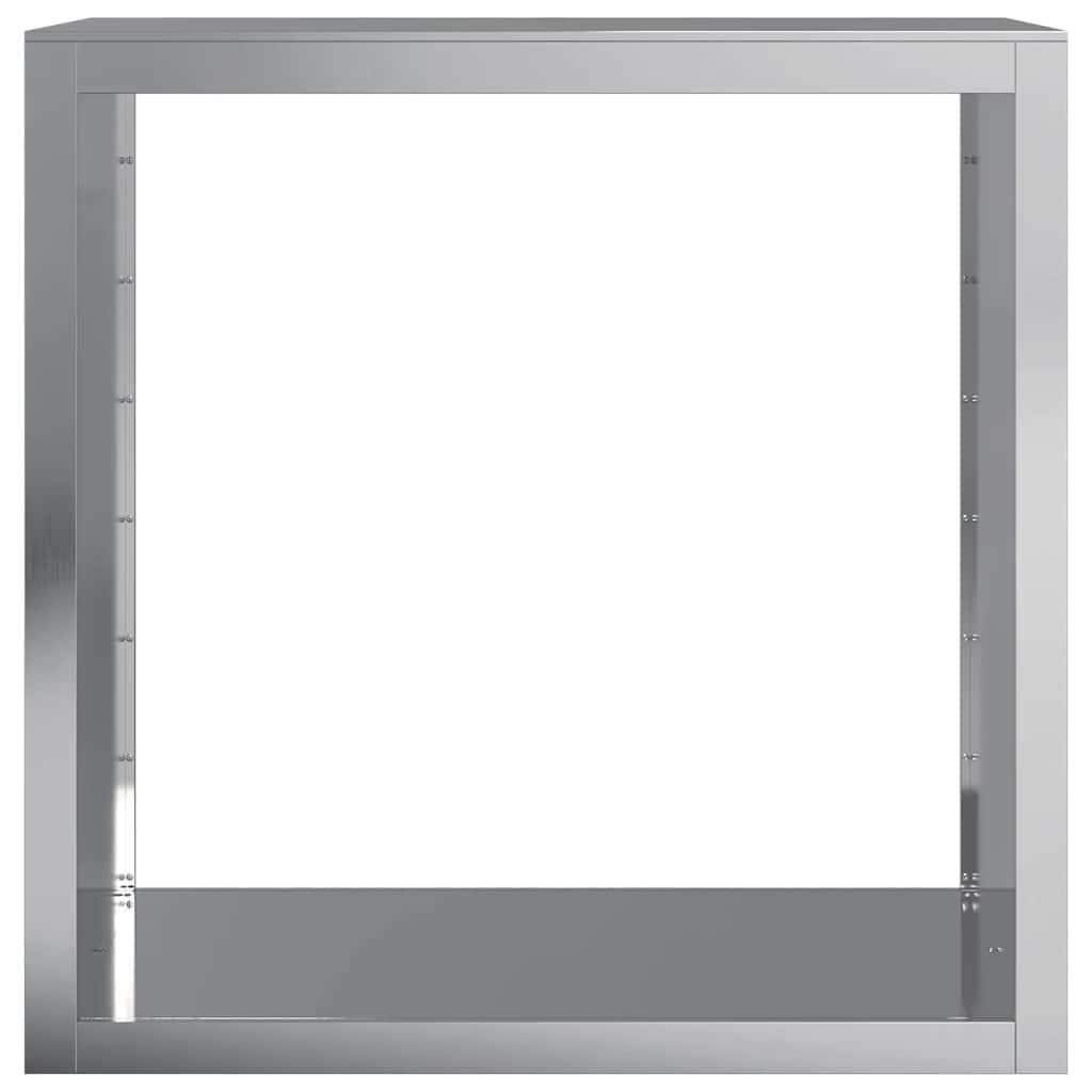 Ράφι Καυσόξυλων 100x40x100 εκ. Γαλβανιζέ Ατσάλι