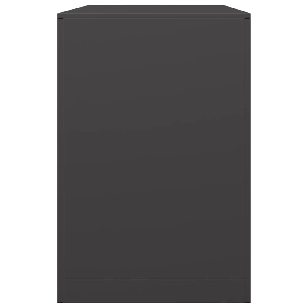 Ράφι Καυσόξυλων Μαύρο 100x40x60 εκ. Ατσάλινο