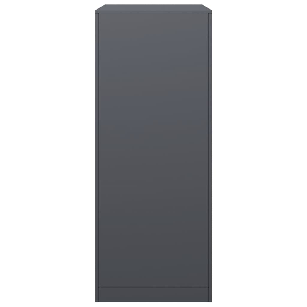 Ράφι Καυσόξυλων Ανθρακί 60x40x100 εκ. Ατσάλινο