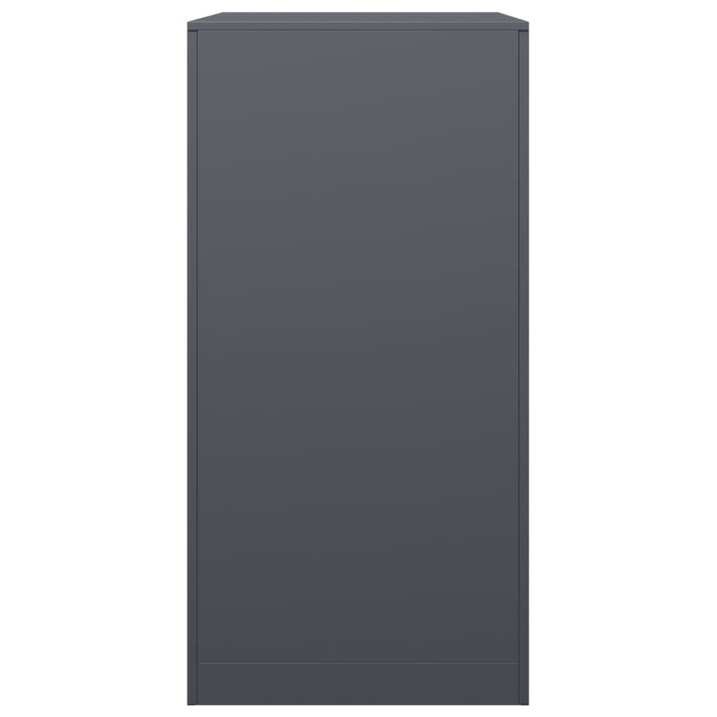 Ράφι Καυσόξυλων Ανθρακί 60x40x80 εκ. Ατσάλινο