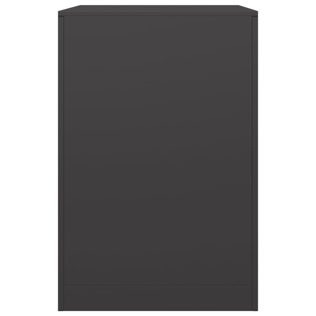 Ράφι Καυσόξυλων Μαύρο 60x40x60 εκ. Ατσάλινο