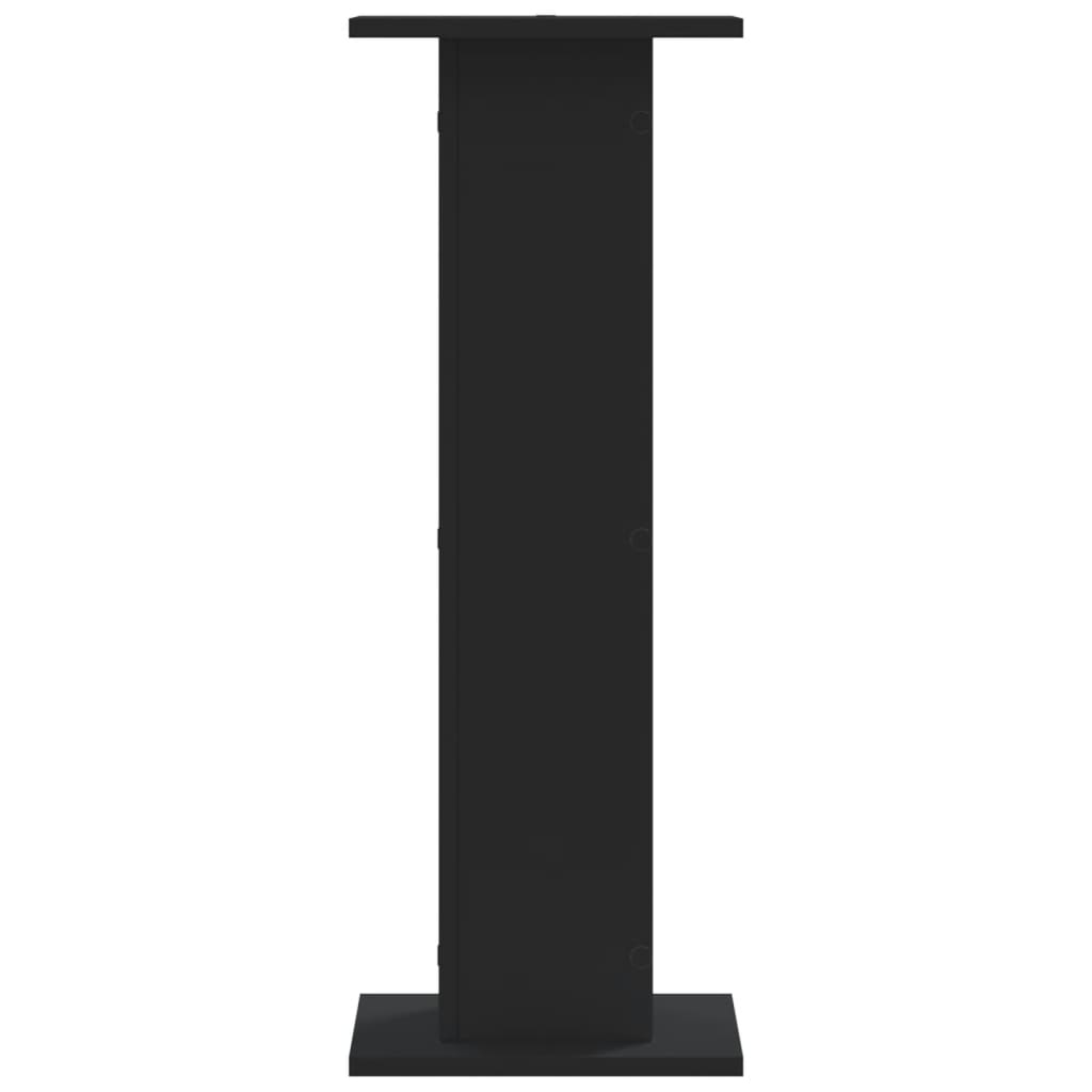 Βάσεις Ηχείων 2 Τεμ. Μαύρες 30x30x95 εκ. Επεξ. Ξύλο