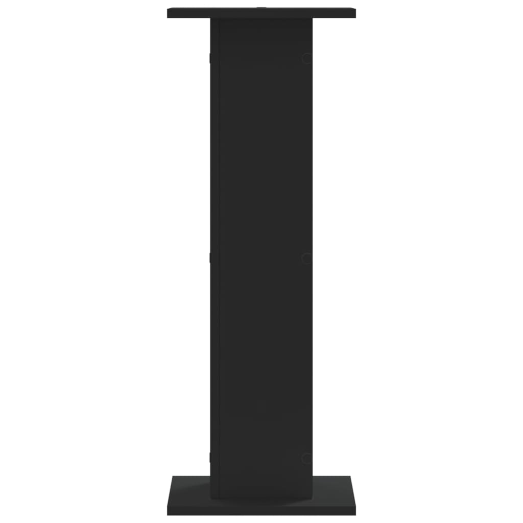 Βάσεις Ηχείων 2 Τεμ. Μαύρες 30x30x95 εκ. Επεξ. Ξύλο