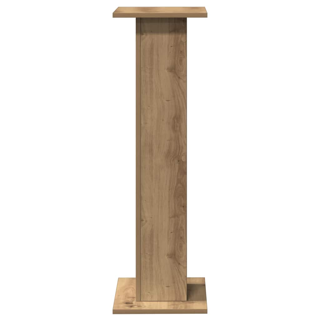 Βάσεις Ηχείων 2 τεμ. Αρτισιανή Δρυς 30x30x95 εκ. Επεξ. Ξύλο