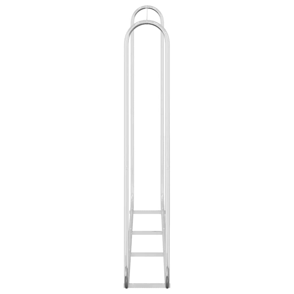 Ράφι Καυσόξυλων 200x25x150 εκ. Γαλβανιζέ Ατσάλι