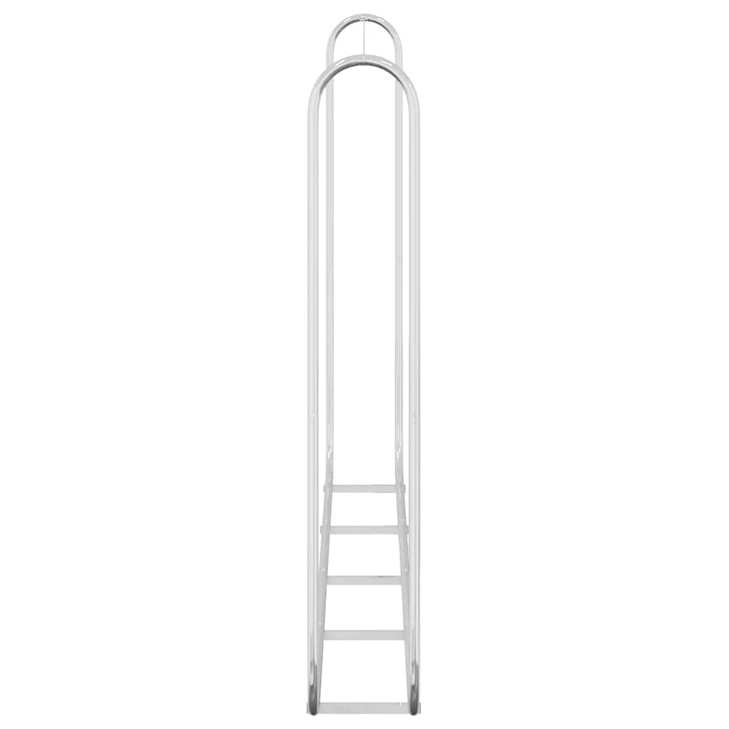 Ράφι Καυσόξυλων 250x25x150 εκ. Γαλβανιζέ Ατσάλι