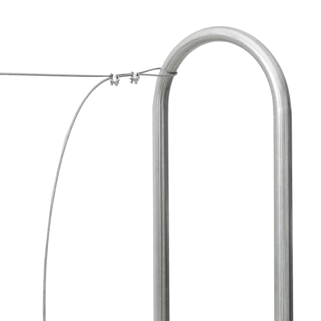 Ράφι Καυσόξυλων 300x25x150 εκ. Γαλβανιζέ Ατσάλι