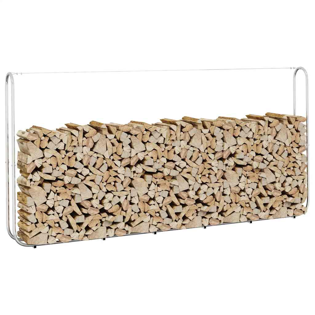 Ράφι Καυσόξυλων 300x25x150 εκ. Γαλβανιζέ Ατσάλι