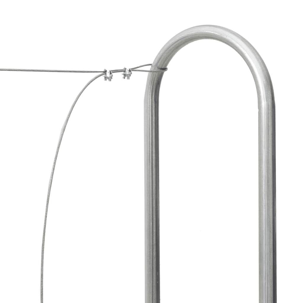 Ράφι για καυσόξυλα με κάλυμμα βροχής Γαλβανισμένος χάλυβας