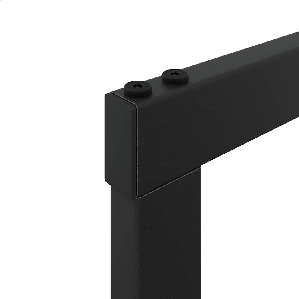 Ράφι Καυσόξυλων Μαύρο 110x30x116 εκ. Ατσάλινο