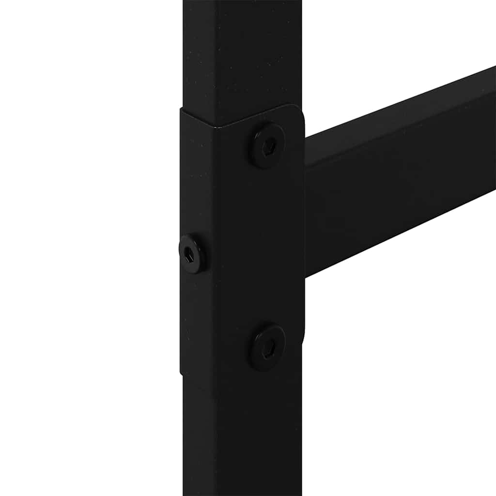 Ράφι Καυσόξυλων Μαύρο 50x30x209 εκ. Ατσάλινο