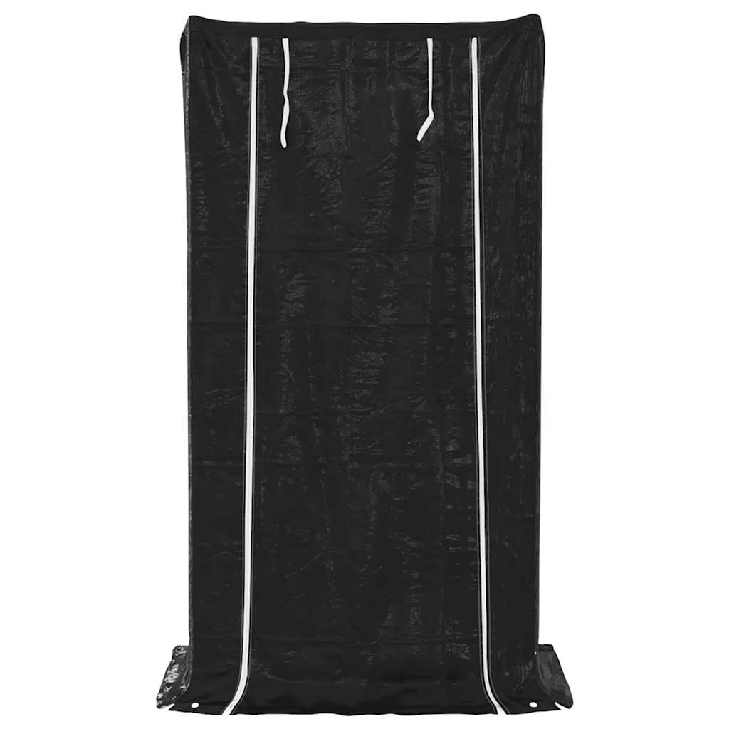 Ράφι για καυσόξυλα με κάλυμμα βροχής 100x60x200 εκ.