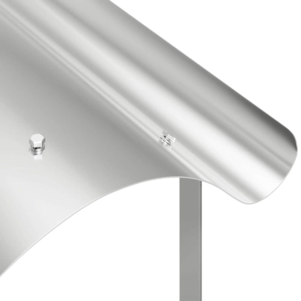 Καπέλο τζακιού Ασημί 59,5 x 50 x 36,5 cm Ανοξείδωτο ατσάλι