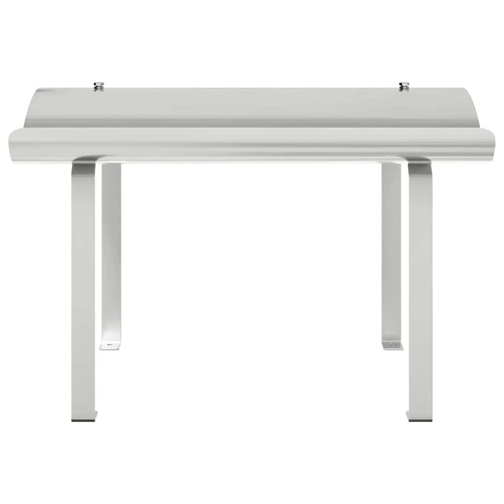 Καπέλο τζακιού Ασημί 59,5 x 50 x 36,5 cm Ανοξείδωτο ατσάλι