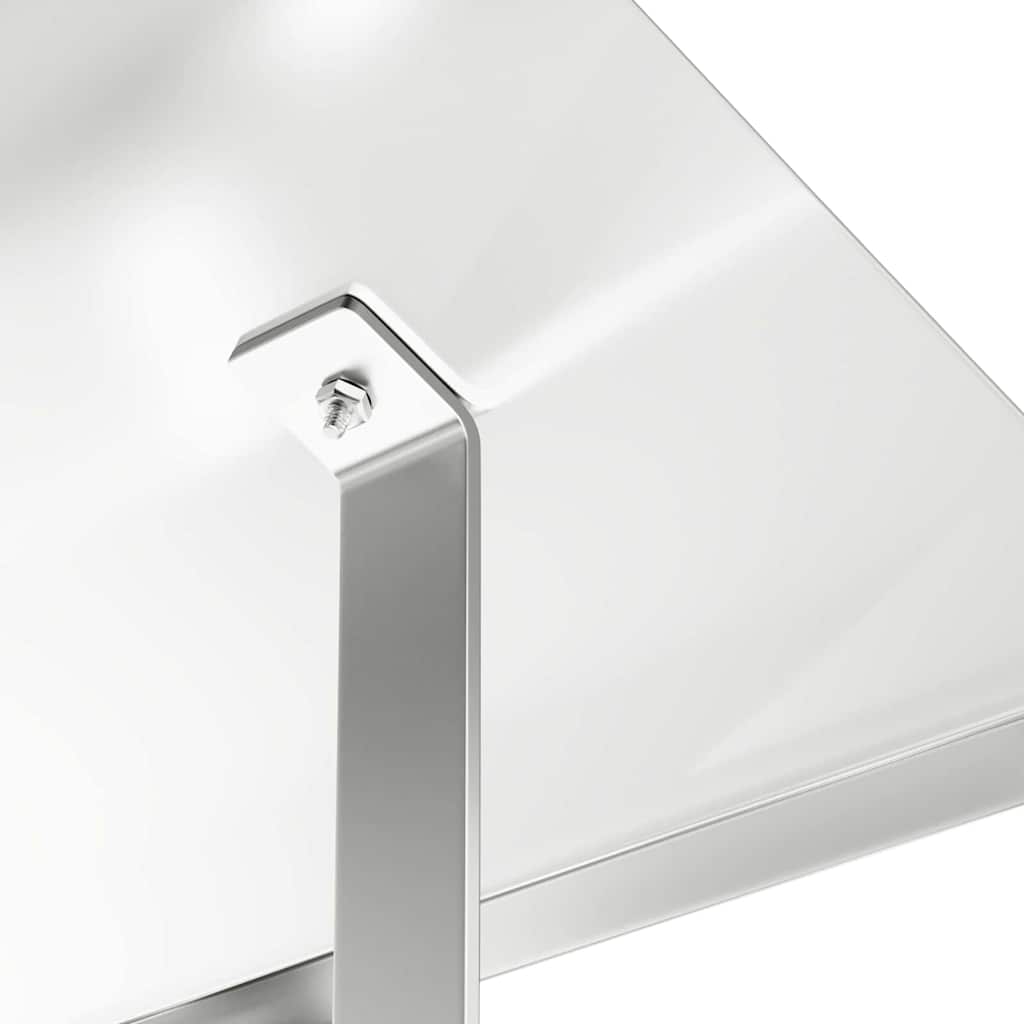 Καπνοδόχος Ασημί 50 x 50 x 37 εκ Ανοξείδωτο ατσάλι