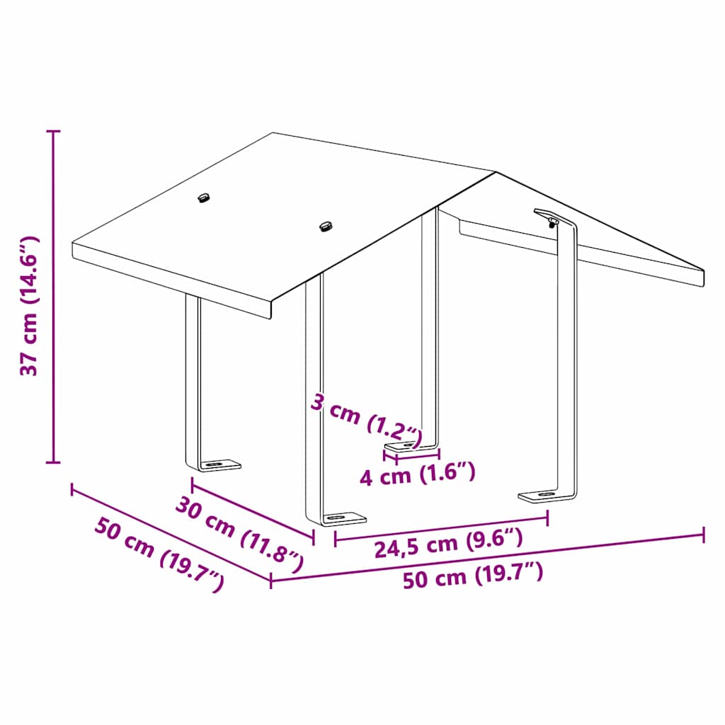 Καπνοδόχος Ασημί 50 x 50 x 37 εκ Ανοξείδωτο ατσάλι