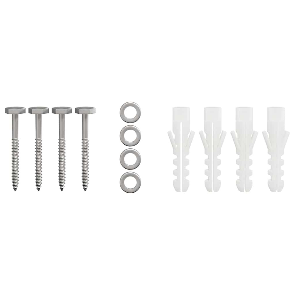 Καπνοδόχος Ασημί 50 x 60 x 37 εκ Ανοξείδωτο ατσάλι