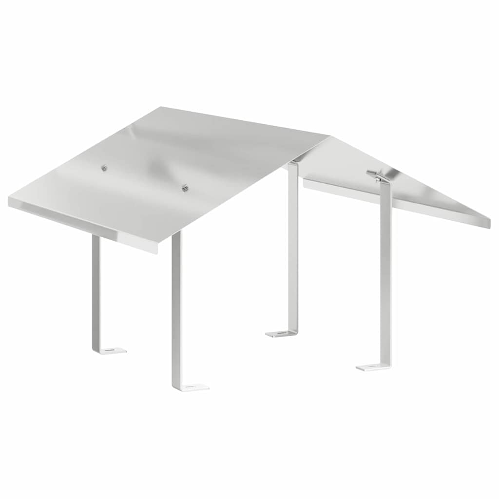 Καπνοδόχος Ασημί 60 x 60 x 38 cm Ανοξείδωτο ατσάλι