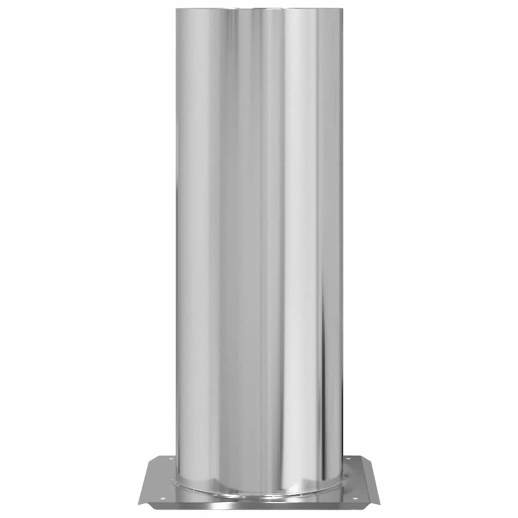 Επέκταση Κεφαλής Καμινάδας Ασημί 29 x 29 x 50 εκ.