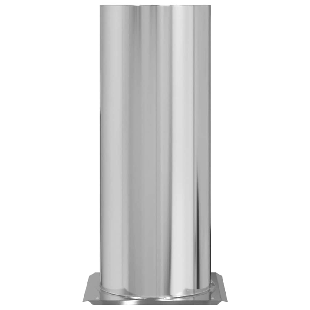 Επέκταση Κεφαλής Καμινάδας Ασημί 31 x 31 x 50 εκ.