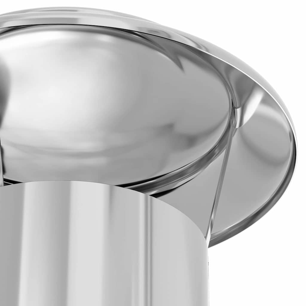 Επέκταση Καμινάδας Ασημί 25 x 25 x 132 εκ Ανοξείδωτο ατσάλι