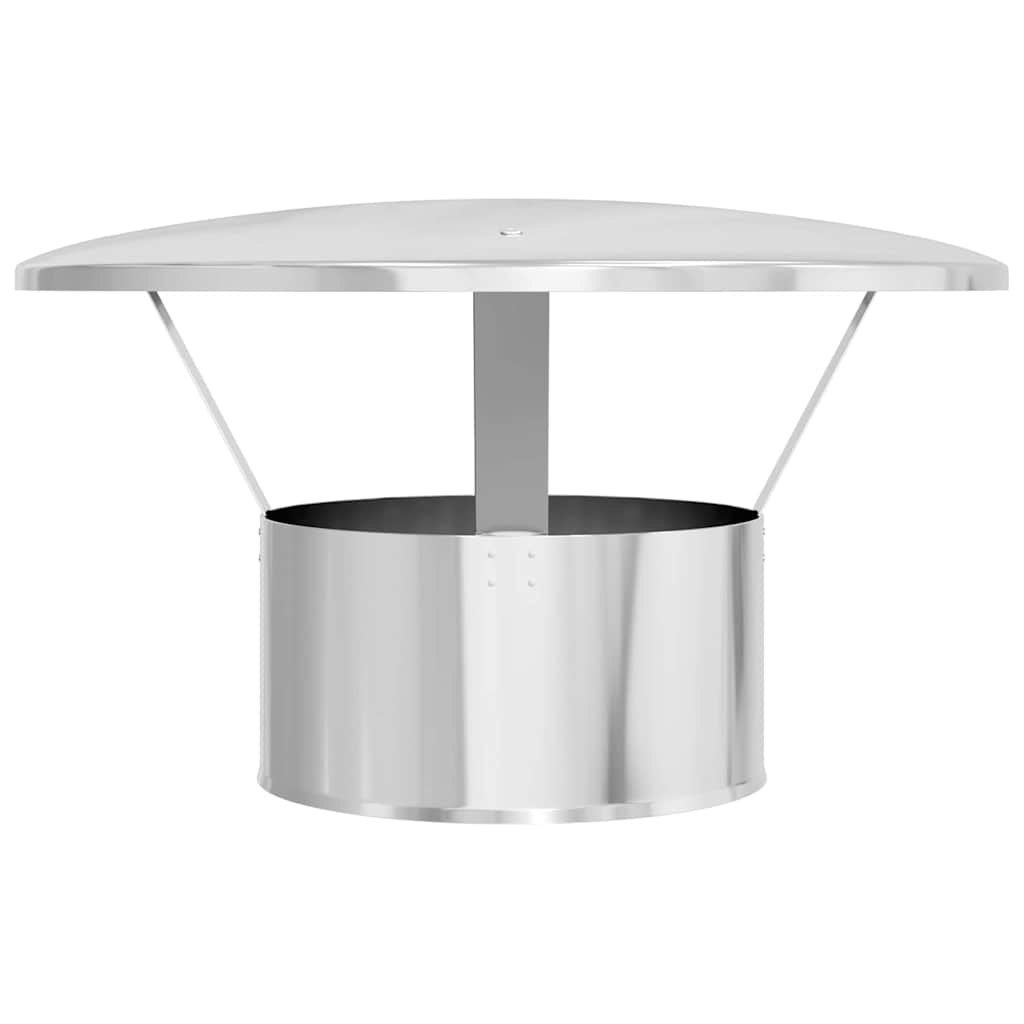 Κάλυμμα Βροχής Καμινάδας Ασημί 35 x 35 x 20 εκ