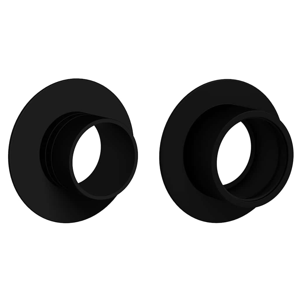 Σταματήματα Φουσκωτού Παιχνιδιού 10 pcs Μαύρο 3 x 3 x 1,4 εκ.